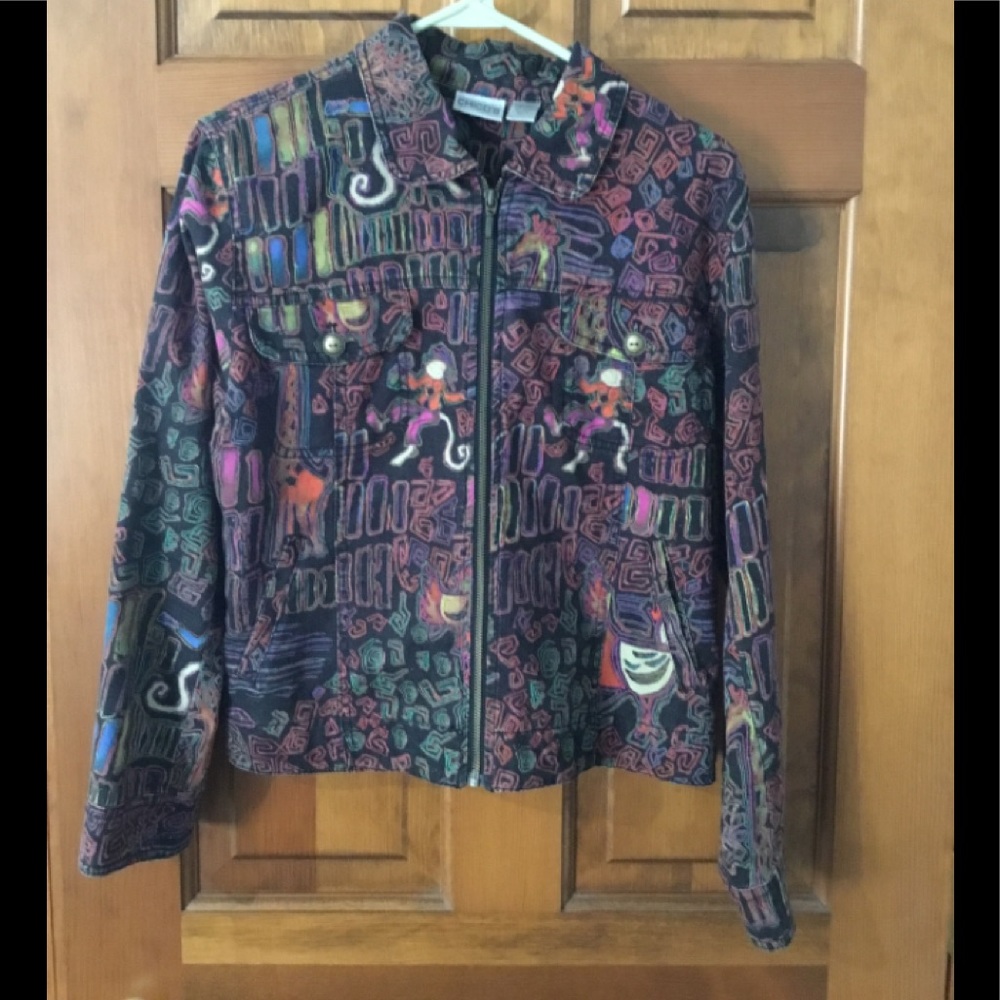 🐒 Chico’s Zippered Jacket